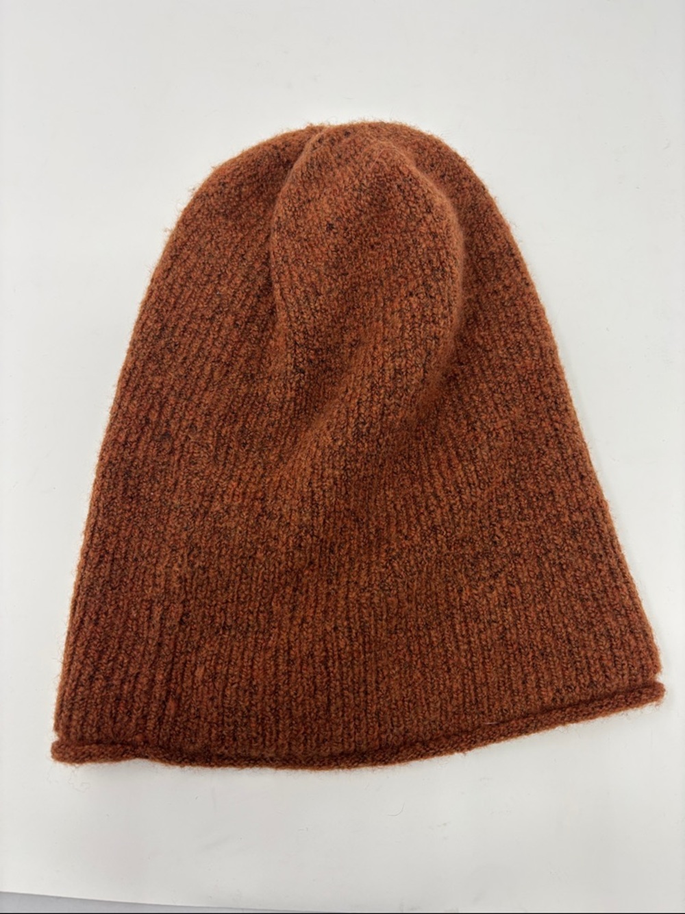 MADEWELL | alpaca blend Rust Brown Knit Beanie